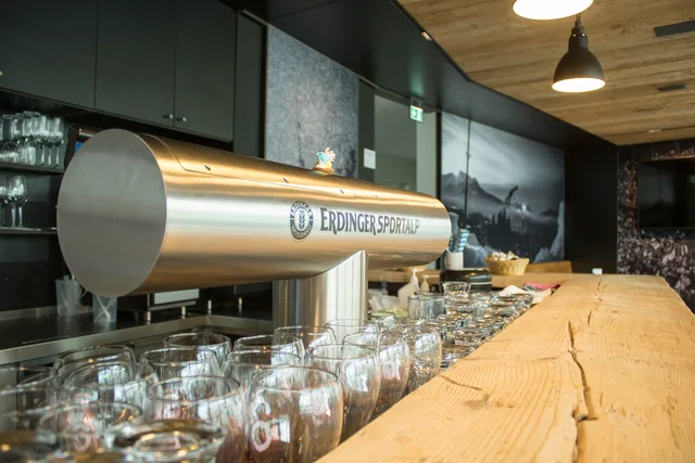 Barbereich der Erdinger Sportalp