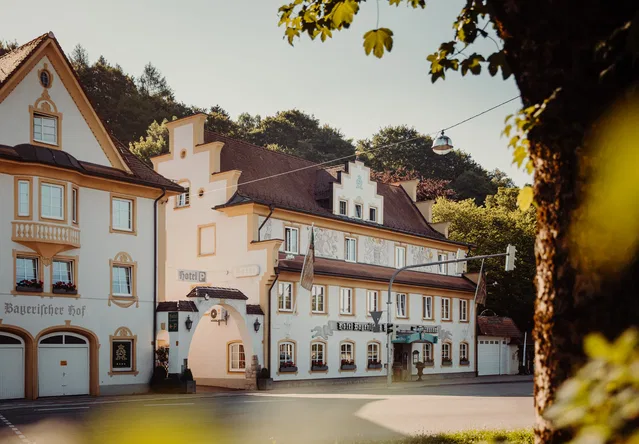 Außenansicht des Bayerischen Hofs Kempten