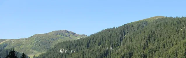 Blick auf den Schafberg bei Gargellen.