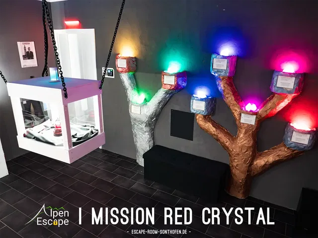 Rätselraum Mission Red Crystal im Escape Room Sonthofen