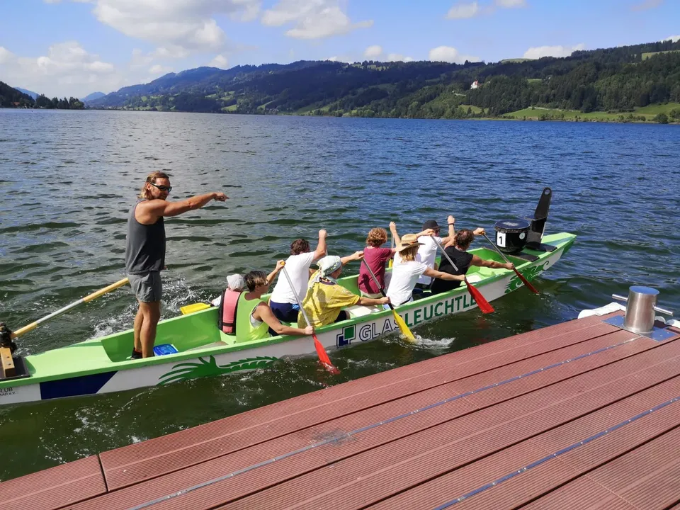 Drachenboot-Abenteuer auf dem Alpsee