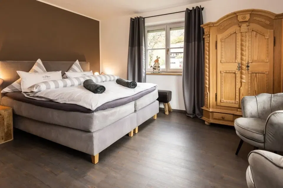 Schlafzimmer der Ferienwohnung Rosmarin