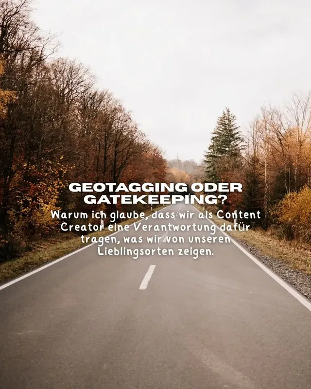 Geotagging oder Gatekeeping – wo liegt die richtige Grenze? 📍🌿

Ich habe mir d